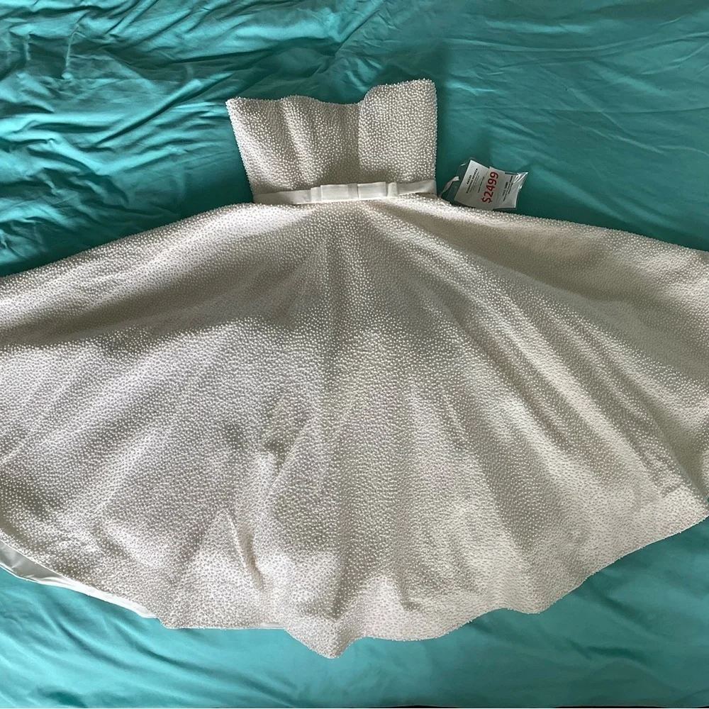 Romona Keveza Tea/Waltz Length Reception Dress - Picture 11 of 15